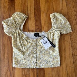 Bardot Cropped Shirt